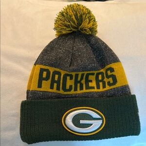 New Era Green and Yellow Packers Knit Hat